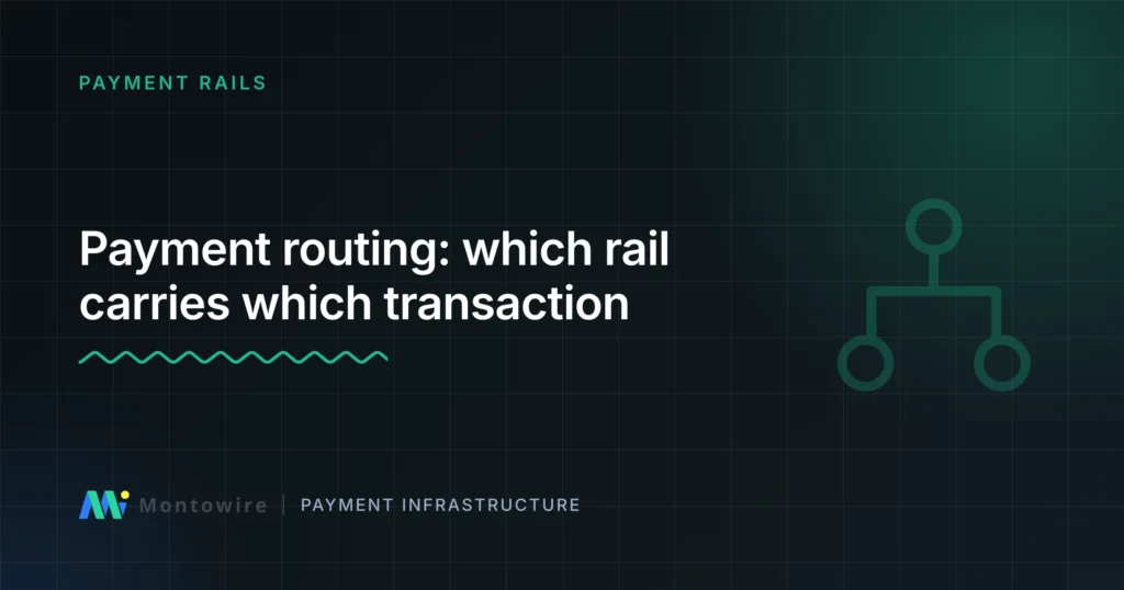 Payment routing: which rail carries which transaction